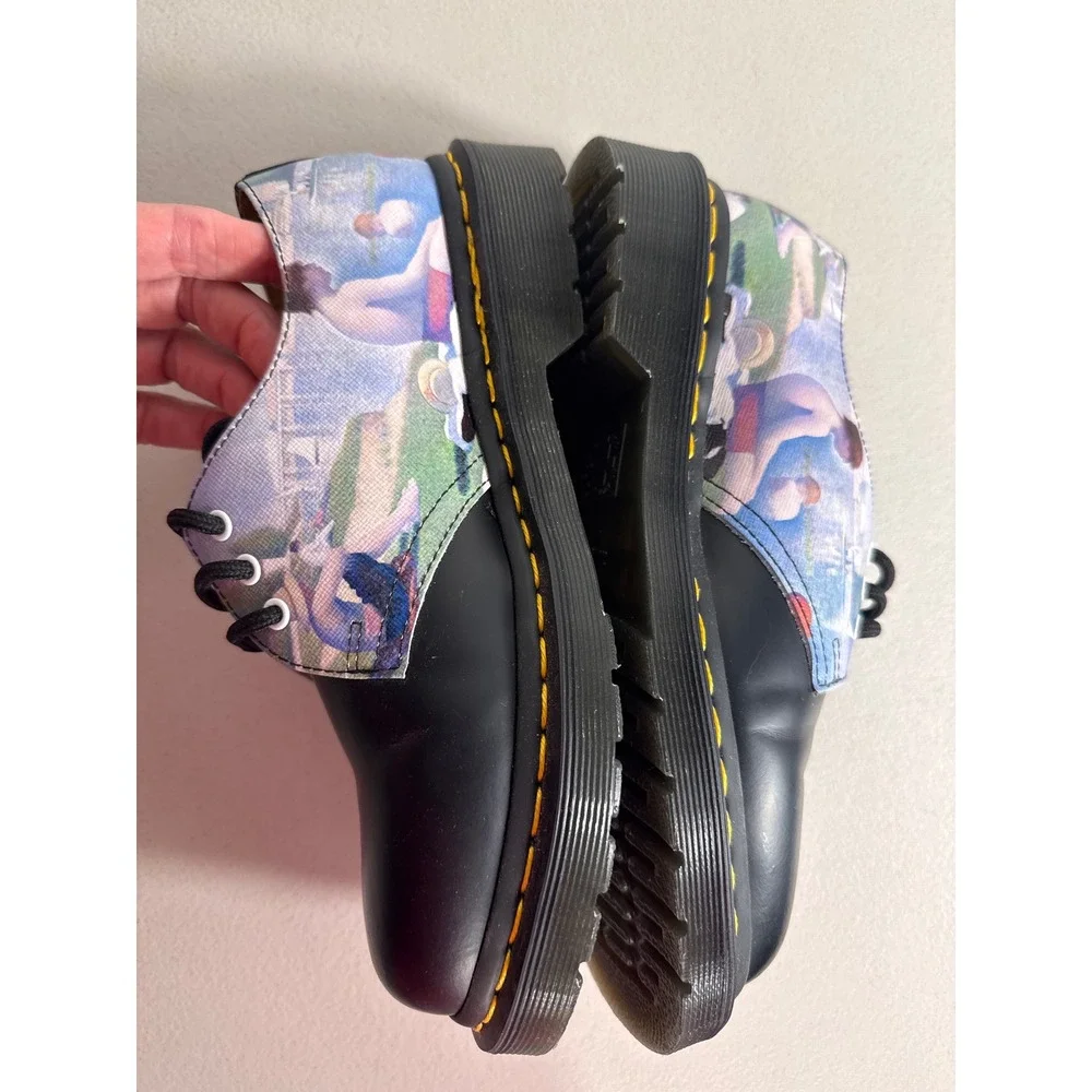 Dr. Martens 1461 National Gallery Seurat Bathers at Asnieres Shoes Black Oxford